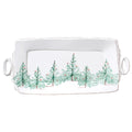 Lastra Holiday Handled Rectangular Platter